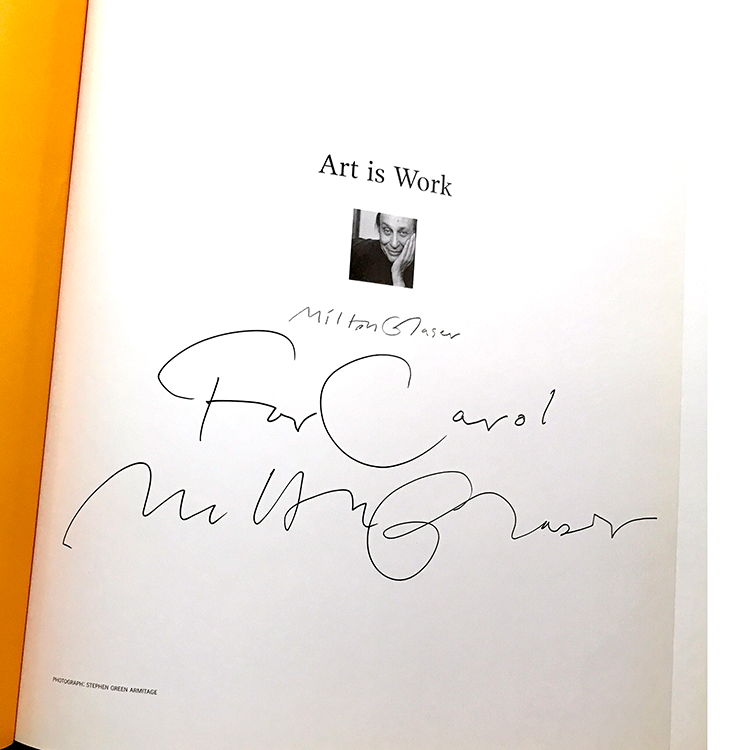Milton Glaser signature